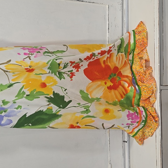 JAMS WORLD FLORAL MID LENGTH DRESS SIZE MED. #7426 - Picture 3 of 10